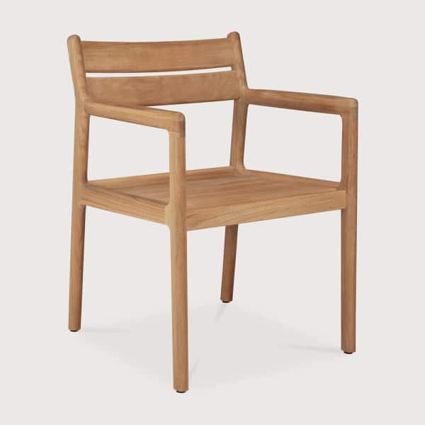 Ethnicraft Tuinstoel 'Jack' Teakhout, kleur Naturel