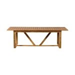 Exotan Beaver tuintafel 240x90 cm teak naturel