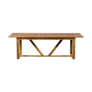 Exotan Beaver tuintafel 240x90 cm teak naturel
