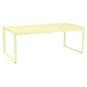Fermob Bellevie tuintafel 196x90 cm Frosted lemon