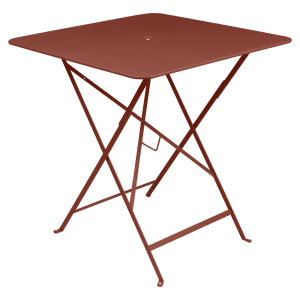 Fermob Bistro tuintafel 71 x 71 cm Red ochre