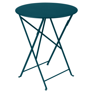 Fermob Bistro tuintafel Ø 60 cm Acapulco blue