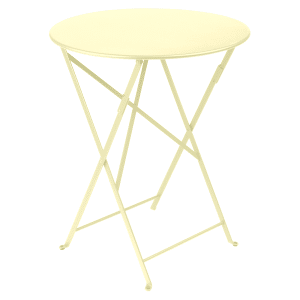 Fermob Bistro tuintafel Ø 60 cm Frosted lemon