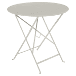Fermob Bistro tuintafel Ø 77 cm Clay grey