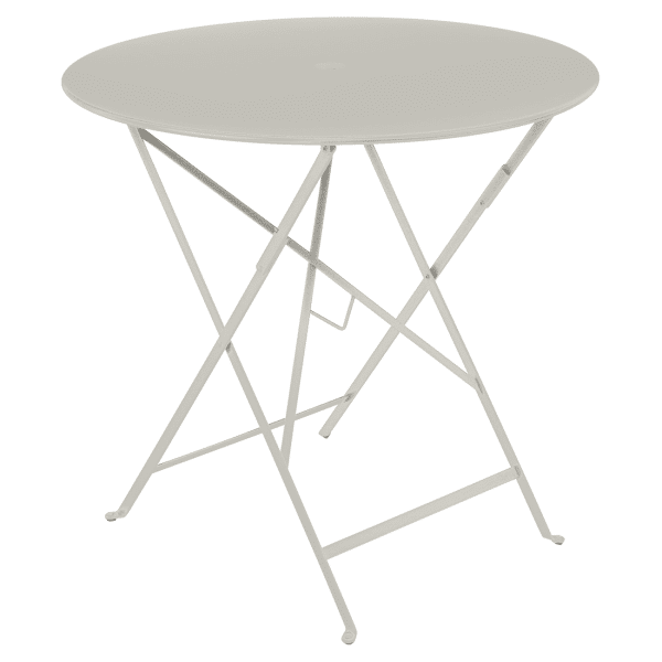 Fermob Bistro tuintafel Ø 77 cm Clay grey