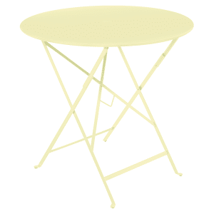 Fermob Bistro tuintafel Ø 77 cm Frosted lemon