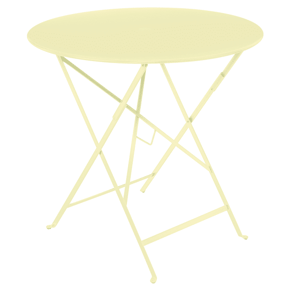 Fermob Bistro tuintafel Ø 77 cm Frosted lemon