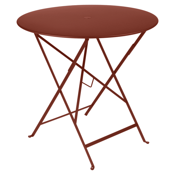 Fermob Bistro tuintafel Ø 77 cm Red ochre