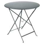 Fermob Bistro tuintafel Ø 77 cm Storm grey