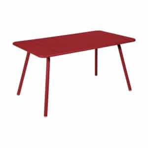 Fermob Luxembourg tuintafel 143x80 cm Chili