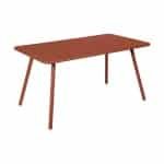 Fermob Luxembourg tuintafel 143x80 cm Red Ochre