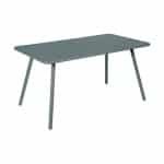 Fermob Luxembourg tuintafel 143x80 cm Storm Grey