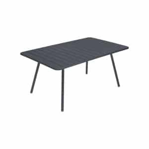 Fermob Luxembourg tuintafel L165 x B100 cm Anthracite