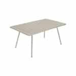 Fermob Luxembourg tuintafel L165 x B100 cm Clay grey