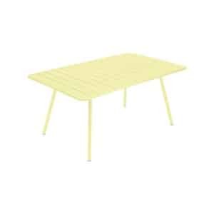 Fermob Luxembourg tuintafel L165 x B100 cm Frosted lemon