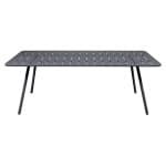 Fermob Luxembourg tuintafel L207 x B100 cm Anthracite