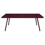 Fermob Luxembourg tuintafel L207 x B100 cm Black cherry