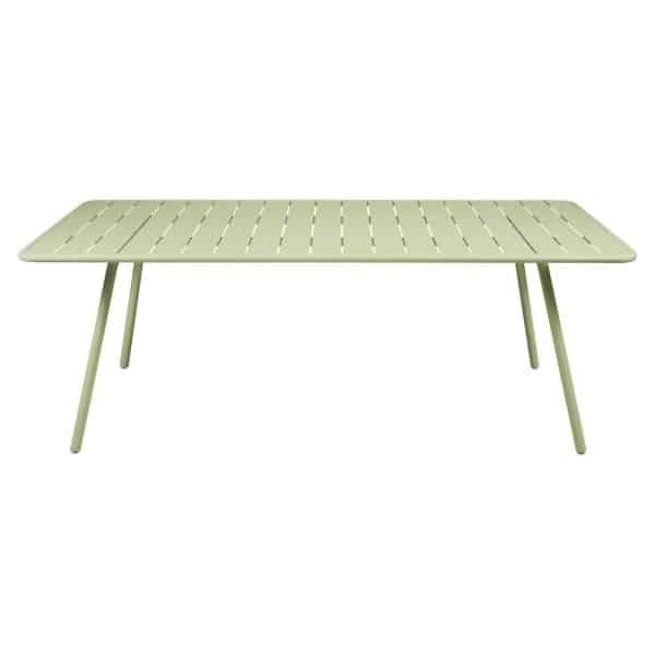 Fermob Luxembourg tuintafel L207 x B100 cm Willow green
