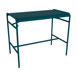 Fermob Luxembourg tuintafel hoog 126x73 cm Acapulco Blue