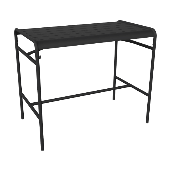 Fermob Luxembourg tuintafel hoog 126x73 cm Liquorice