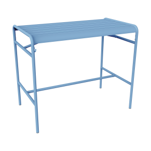 Fermob Luxembourg tuintafel hoog 126x73 cm Maya Blue