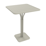 Fermob Luxembourg tuintafel hoog 80x80 cm Clay Grey