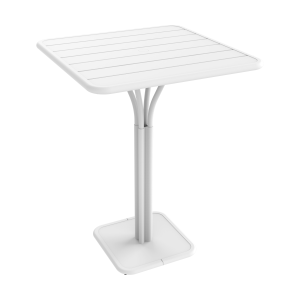 Fermob Luxembourg tuintafel hoog 80x80 cm Cotton White
