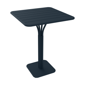 Fermob Luxembourg tuintafel hoog 80x80 cm Deep Blue