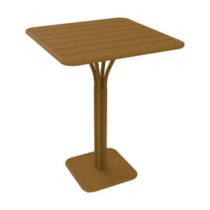 Fermob Luxembourg tuintafel hoog 80x80 cm Gingerbread
