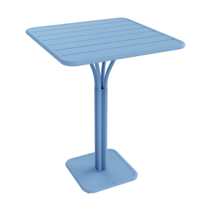 Fermob Luxembourg tuintafel hoog 80x80 cm Maya Blue