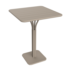 Fermob Luxembourg tuintafel hoog 80x80 cm Nutmeg