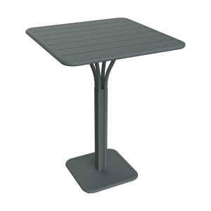 Fermob Luxembourg tuintafel hoog 80x80 cm Storm Grey