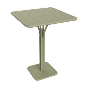 Fermob Luxembourg tuintafel hoog 80x80 cm Willow Green