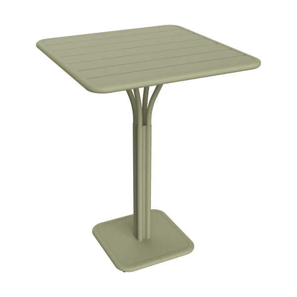 Fermob Luxembourg tuintafel hoog 80x80 cm Willow Green