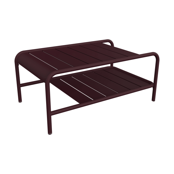 Fermob Luxembourg tuintafel laag 90x55 cm Black Cherry