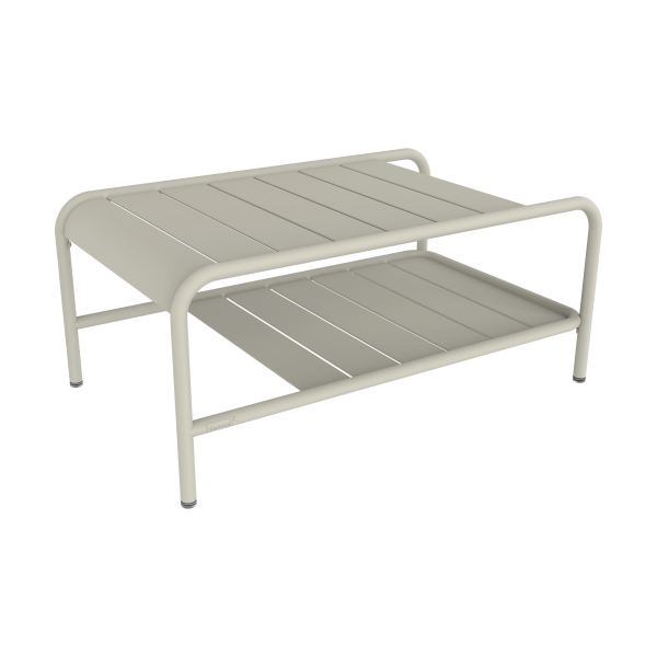 Fermob Luxembourg tuintafel laag 90x55 cm Clay Grey