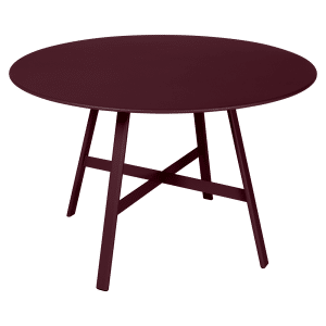 Fermob So'o tuintafel Ø 117 cm Black cherry