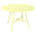 Fermob So'o tuintafel Ø 117 cm Frosted lemon