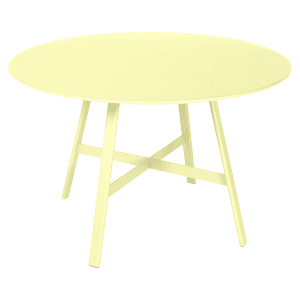 Fermob So'o tuintafel Ø 117 cm Frosted lemon