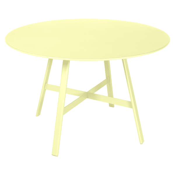 Fermob So'o tuintafel Ø 117 cm Frosted lemon