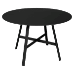 Fermob So'o tuintafel Ø 117 cm Liquorice