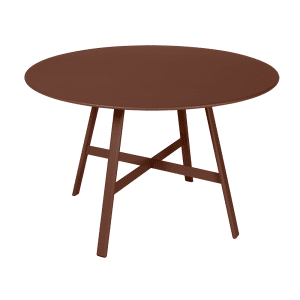 Fermob So'o tuintafel Ø 117 cm Red ochre