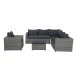 Garden Impressions Cayman loungeset - inclusief fauteuil -organic grey