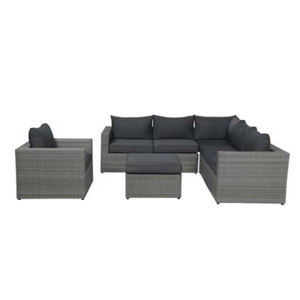 Garden Impressions Cayman loungeset - inclusief fauteuil -organic grey