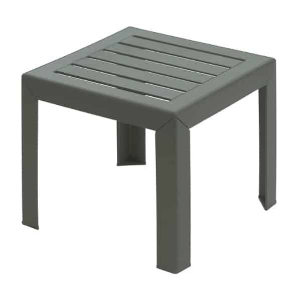 Grosfillex Miami Bijzet Tuintafel Kunststof Pp 40x40cm Forest Green