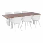 Hartman tuinset - Heron tuintafel white 240 cm. + Sophie studio White