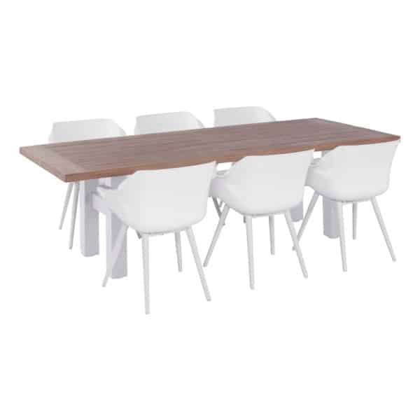 Hartman tuinset - Heron tuintafel white 240 cm. + Sophie studio White