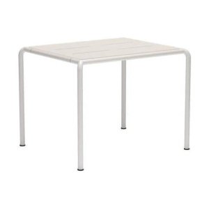 Houe Avanti tuintafel 83x98 cm Muted White Aluminium