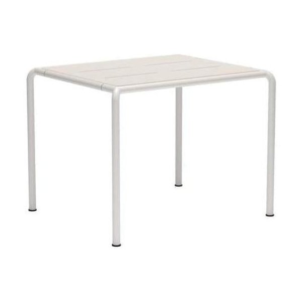 Houe Avanti tuintafel 83x98 cm Muted White Aluminium