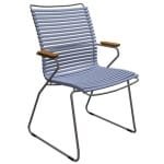 Houe Click Tall tuinstoel Pigeon Blue